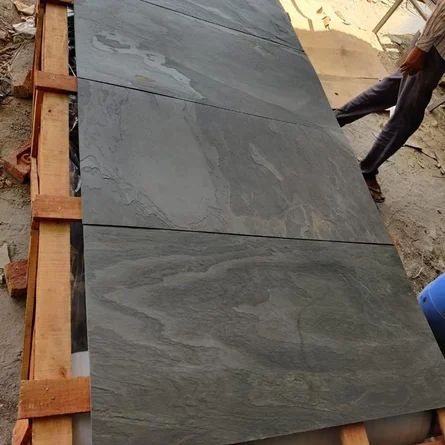 Stanton Gray 2' x 4' Slate Tile | Perigold Slate Tile Floor, Slate Flooring, Slate Stone, Slate Tile, Stone Veneer, Pergola Shade, Stone Flooring, Floor And Wall Tile, Custom Upholstery