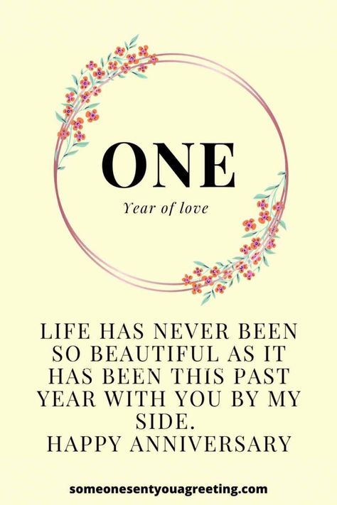 Wish your partner or a couple you know a happy 1st anniversary with these touching 1st anniversary wishes and messages | #anniversary #1st #1stanniversary #first 1 Year Anniversary Lines For Boyfriend, 1anniversary Wishes, First Year Love Anniversary Wishes, First Marriage Anniversary Quotes, First Engagement Anniversary Quotes, Happy First Anniversary Wishes Couple, Happy 1st Engagement Anniversary, Happy 1st Anniversary To My Husband, 1st Wedding Anniversary Wishes For Husband