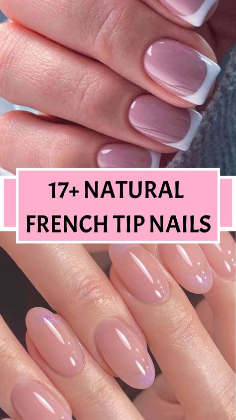 Celebrate the simple elegance of natural French tip nails for a chic and refined appearance! Whether you lean towards a classic white tip or a subtle twist with a gentle blush or nude hue, this enduring style never goes out of fashion. Share your sophisticated French tip nail art without any hashtags and connect with like-minded nail enthusiasts who appreciate the timeless allure of this classic design. Let's motivate each other with our stylish and stunning French tip manicures! Let your nails American Tip Manicure, Gel French Manicure Natural Nails, Barely There French Manicure, French Gel Manicure Short Natural Nails Design, Nude Nails With French Tip, Subtle French Tip Nails, Neutral French Nails, Muted French Manicure, Subtle French Manicure