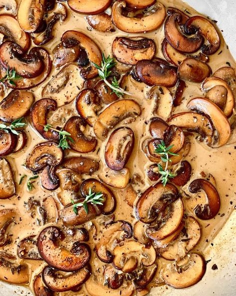 Creamy Mushroom Sauce for Steak Recipe | The Kitchn Mushroom Gravy For Steak, Mushroom Sauce For Steak, Steak Sauces, Mushrooms Sauce, Sauce For Steak, Mushroom Steak, Mushroom Sauce Steak, Steak Sauce Recipes, Recipes Sauces