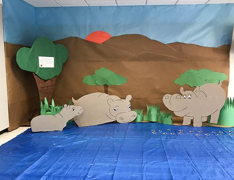 Watering Hole Safari, Vbs Jungle Theme, Wildlive Vbs Decorations, Wild Live Vbs 2024, The Great Jungle Journey Vbs, Vbs Jungle Theme Decorations, Safari Vbs Decorations, Jungle Journey Vbs 2024, Jungle Vbs Decorations