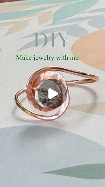 Wire Rings Ideas, Handmade Rings Diy, Copper Jewelry Tutorial, Wire Wrapped Jewelry Rings, Handmade Rings Tutorial, Wire Rings Tutorial, Diy Wire Rings, Diy Wire Jewelry Rings, Wire Projects