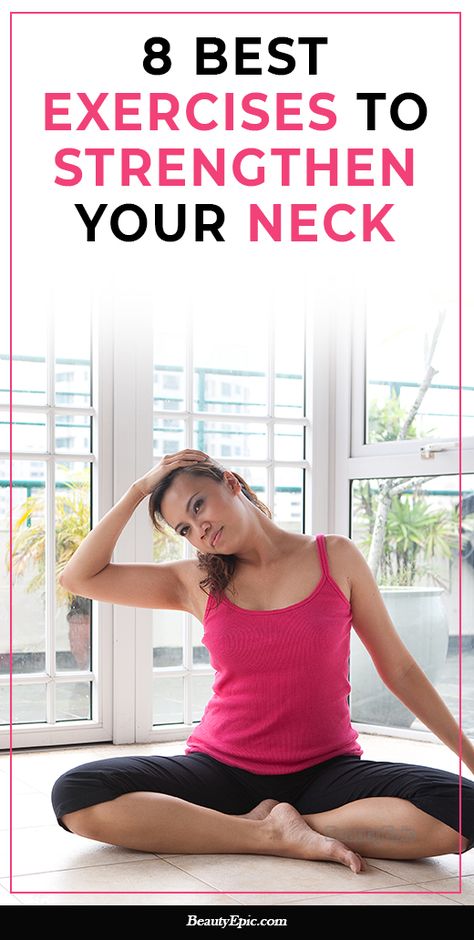 Neck Stretch Exercise, Back Of Neck Exercises, Exercises To Strengthen Neck Muscles, Exercises For The Neck, Neck And Shoulder Strengthening Exercises, Strengthening Neck Muscles, Strengthen Neck And Shoulders, Neck Pain Exercises For Women, Exercises To Strengthen Your Back