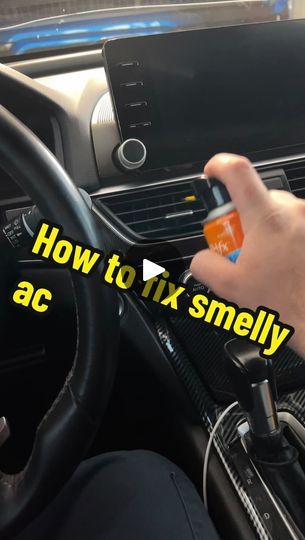 545K views · 58K reactions | If your cars vents start to smell nasty heres the fix 🥳👍🏼 | Ovet Reynoso | ovet_reynoso · Original audio Car Smell Hacks, Car Safety Tips, Car Knowledge, Cleaning Air Vents, Car Fix, Car Smell, The Fix, Car Vent, Car Hacks