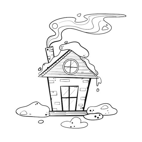 The house or hut has a chimney covered w... | Premium Vector #Freepik #vector #cartoon-sketch #window-cartoon #drawing #sketch Chimney Drawing, Window Cartoon, Cartoon Sketch, Vector Cartoon, Cartoon Drawing, Drawing Sketch, Easy Drawings, Premium Vector, Art For Kids