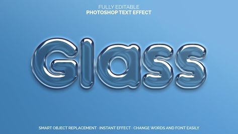 PSD glass text effect | Premium Psd #Freepik #psd #glass-text #transparent-text #glass-font #water-font Glass Typography, Typography Effects, Graphic Design Text, Word Art Typography, Glass Logo, Glass Font, Photoshop Text Effects, Water Font, Design Theory