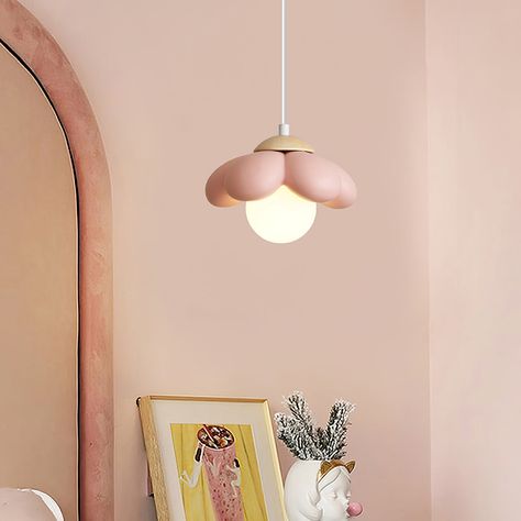 Cherry Blossom Pendant Lamp – Vakkerlight Weird Lamps, Cement Pendant Light, Chandelier Kitchen, Recessed Wall Lights, Pastel House, Arc Lamp, Bulb Light, Led Desk Lamp, Big Girl Rooms