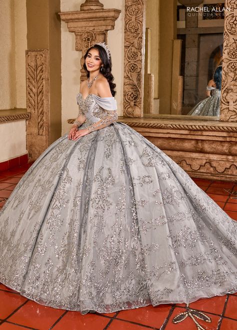 Dama Dresses Quinceanera, 1500 Dresses, Quinceanera Tiaras, Dama Dresses, Military Ball Dresses, Champagne Dress, The Rachel, Dresses Quinceanera, Rachel Allan