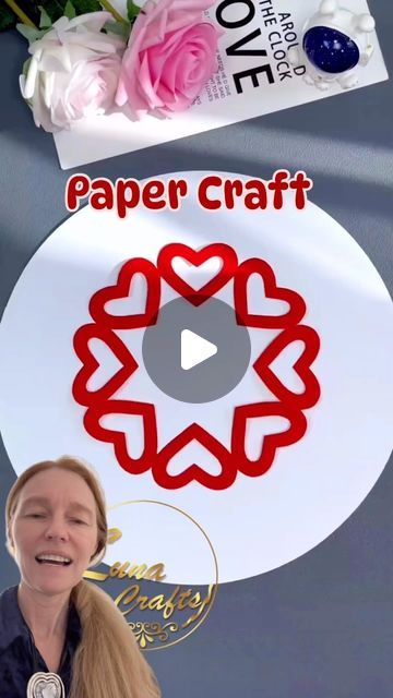 Thousands of Tips on Instagram: "Paper Craft Heart Shape Cute and easy way to cut paper on heart shape circular partern.  Credits: @lunacrafts_ideasworld  #papercraft #papercutting #diypapercraft #paperart #papercuttingart #papercutdesign #papercutartist #papercutsculpture #papercutsilhouette #papercutportrait #papercutlandscape #papercutwedding #papercutinvitation #papercutdecor #papercutwallart #papercutgift #papercutcard #papercutbook #papercutanimation #papercutworkshop #papercuttutorial #papercutinspiration #papercutlove" Craft Heart, Hearts Paper Crafts, Paper Cut Artists, Kid Friendly Crafts, Nursery Decor Wall Art, Paper Cut Design, Craft Packaging, Hand Crafts For Kids, Paper Craft Diy Projects