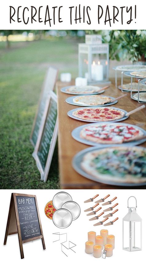 Rehearsal Dinner Pizza Party Ideas on Love The Day Picnic Theme Rehearsal Dinner, Pizza Bar Rehearsal Dinner, Pizza And Beer Rehearsal Dinner, Pizza Party Display Ideas, Outdoor Wedding Rehearsal Dinner Ideas, Pizza Engagement Party Decor, Pizza Party Rehearsal Dinner Ideas, Affordable Rehearsal Dinner Ideas, Pizza And Wings Before The Rings Decorations