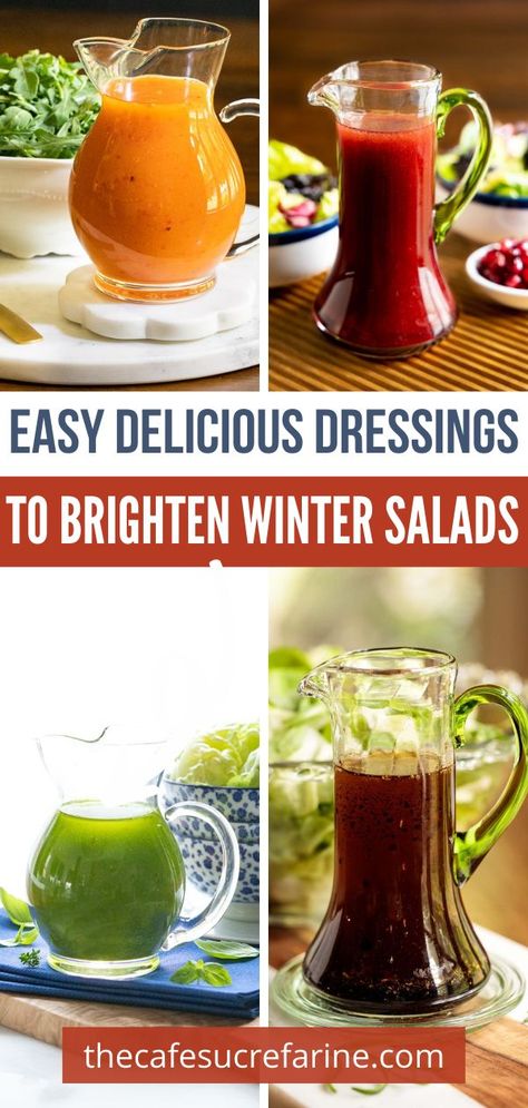 Christmas Salad Dressing Recipes, Christmas Salad Dressing, Winter Salad Dressing Recipes, Warm Salad Dressings, Spring Mix Salad Dressing, Winter Salad Dressing, Holiday Salad Dressing, Mango Salad Dressing, Cobb Salad Dressing