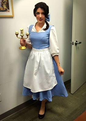 The Blue Belle costume Non Scary Halloween Costumes, Belle Costume Diy, Beauty And The Beast Halloween, The Beast Costume, Belle Halloween, Beauty And The Beast Costume, Beast Costume, Book Character Costumes, Belle Costume