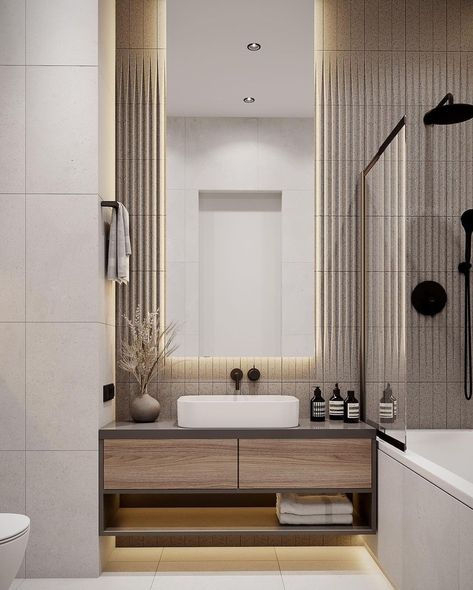 Bathroom 4m2, House Apartment Design, Baths Interior, Bathroom Inspiration Modern, Apartment House, House Apartment, Bathroom Redesign, Bathroom Design Luxury, Bathroom Wall Tile