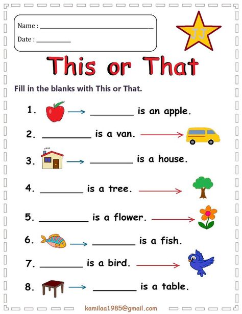 Ingles Kids, Worksheets For Class 1, Teach English To Kids, English Grammar For Kids, Kindergarten Phonics Worksheets, English Worksheets For Kindergarten, English Learning Books, Grammar For Kids, English Activities For Kids