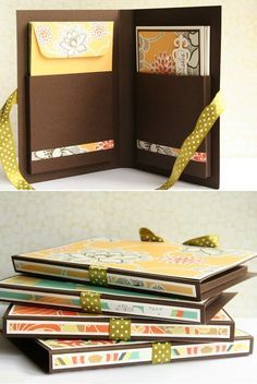 Paper Cards, Vika Papper, Ge Bort, Doodle Design, Card Tutorials, Brown Paper, Gift Card Holder, Creative Cards, Folded Cards