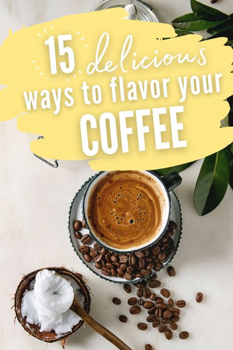 Diy Coffee Drinks, Nespresso Recipes, Coffee Creamer Recipe, Creamer Recipe, Coffee Ingredients, Cheap Coffee, Homemade Coffee, Coffee At Home, Healthy Coffee