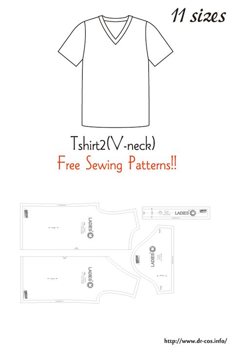 This is the pattern of a Tshirt2(V-neck).   inch size(letter size) Children's-4,8,10/Ladies'-S,M,L,LL/Men's-S,M,L,LL   cm size(A4 size) Children's-100,120,140/Ladies'-S,M,L,LL/Men's-S,M,L,LL Mens Shirt Pattern, Sewing Men, Mens Sewing Patterns, T Shirt Sewing Pattern, Free Pdf Sewing Patterns, Sewing Templates, 2023 Fashion Trends, Girls Dress Sewing Patterns, Printable Sewing Patterns