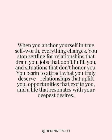 Your self-worth is the foundation of everything you create in your life. It’s time to stop settling and start standing firm in your value. When you know your worth, the world rises to meet you at that level. Ready to align your life with your true value? Start with my 7-Day Reset—a journey to rediscover your worth, boost your confidence, and ignite your inner glow. A simple, non intimidating guide with effective and transformative results. ✅ Comment RESET & I’ll pop the 🔗 in your ... Rebuilding Self Worth, Know Yourself Know Your Worth, How To Find My Self Worth, Build Self Worth, Your Worth Is Not Measured By, Become More Aware Of Whats Worth, Know Your Self Worth, My Worth, I Know My Worth