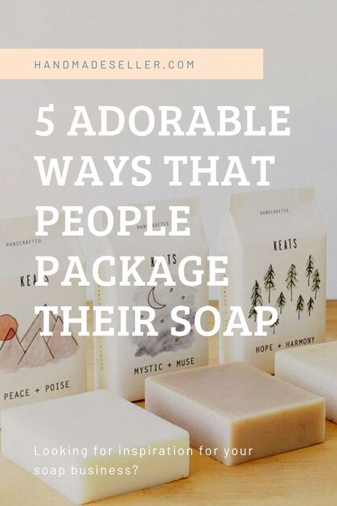 Selling Soap Tips, Best Soap Making Kits, Soap Mould Ideas, Beginner Soap Making, Package Homemade Soap, Soap Making Storage Ideas, Wrap Soap Ideas, Soap Business Plan, Home Made Soap Packaging