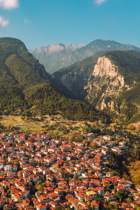 Litochoro | Macedonia  #DiscoverGreece #greece #mountains #nature #villages #travel #trip #holidays #explore Litochoro Greece, Greece Mountains, Greek Mountains, Macedonia Greece, Balkans Travel, Final Countdown, North Macedonia, Travel Outdoors, Travel Trip