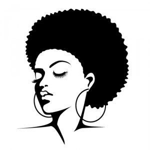 60's Party, Natural Hair Art, Silhouette Clip Art, Afro Art, Woman Silhouette, Silhouette Art, African American Art, Black Women Art, Hair Art