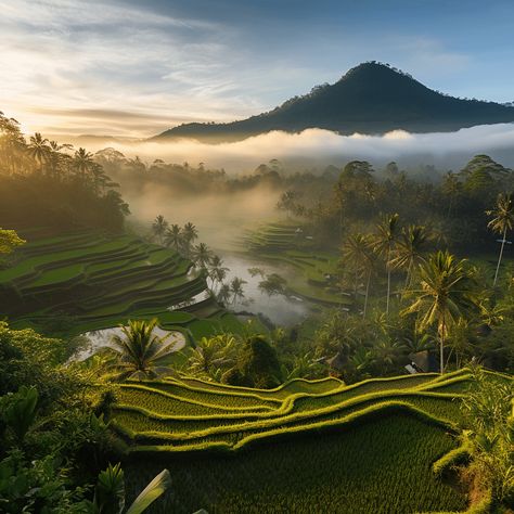 Bali Landscape, Vietnam Photography, Bali Aesthetic, Banaue, Ubud Bali, Drone Photos, Before Sunrise, Beautiful Landscape Wallpaper, Bali Travel