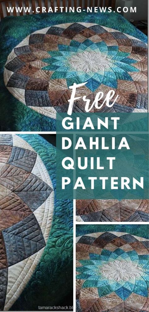 Giant Dalia Quilt Pattern, Giant Dahlia Quilt Pattern Free, Amish Dahlia Quilt Pattern, Lotus Flower Quilt Pattern, Dahlia Quilt Pattern Free, Mandala Quilt Pattern Free, Dancing Ribbons Quilt Pattern Free, Lotus Quilt Pattern, 3d Quilt Patterns Free