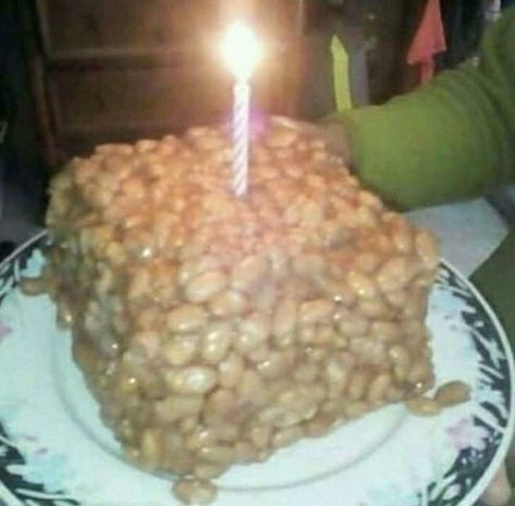 Cringe Pics, Beans Image, A Birthday Cake, Weird Images, Bday Cake, Dark Soul, Blogging Advice, Weird Pictures, Baked Beans