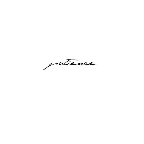 // Patience Tattoo, Wörter Tattoos, Airplane Tattoos, In Cursive, Trening Fitness, 문신 디자인, Mini Tattoos, Tiny Tattoos, Pretty Words