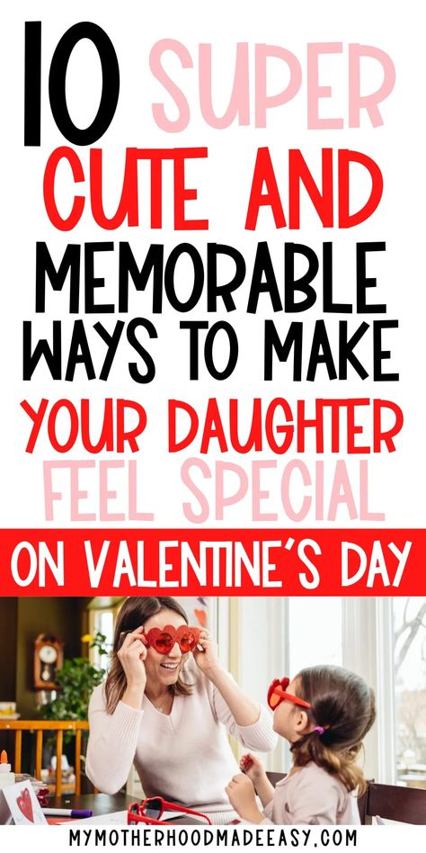 Valentine’s Day For Daughters, Mommy Daughter Dates, Valentine Gift For Daughter, Cute Valentine Ideas, Valentines Day Crafts, Cute Valentines Day Ideas, Family Valentines Day, Valentines For Daughter, Valentines Day Ideas