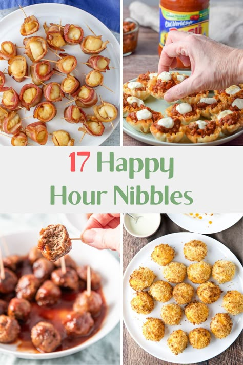 Discover the perfect Happy Hour Bites to elevate your evening! Our curated list includes easy, delicious small plates that pair perfectly with your favorite cocktails. From savory sliders to gourmet bruschetta, find the ideal recipes to make your happy hour at home or with friends a hit! Soup Appetizer Mini, Shot Cup Appetizers, Wine Snacks Appetizers Simple, Small Plate Ideas Food, Fun Happy Hour Appetizers, Happy Hour At Home Food Ideas, Nye Hors D’oeuvres, Happy Hour Food Appetizers, Wedding Happy Hour Food Ideas