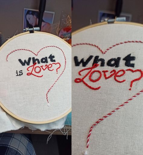 My first kpop related embroidery. I feel so happy cause twice is my n #1 GG and this embroidery looks so cute. Kpop Embroidery Ideas, What Is Love Twice, Kpop Embroidery, Ideas Regalo, Kpop Ideas, Kpop Diy, Embroidery Letters, Random Photos, Shirt Embroidery