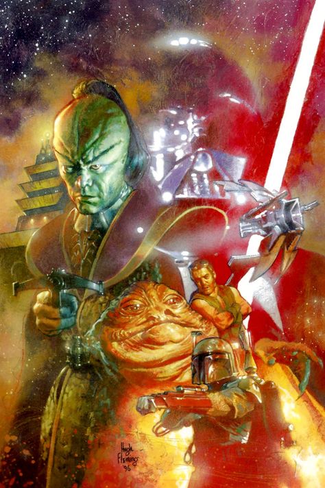 Shadows Of The Empire comic book cover art Shadows Of The Empire, Star Wars Illustration, Star Wars History, Star Wars Novels, Star Wars Books, Star Wars Concept Art, Star Wars 2, Star Wars Wallpaper, Star Wars Artwork