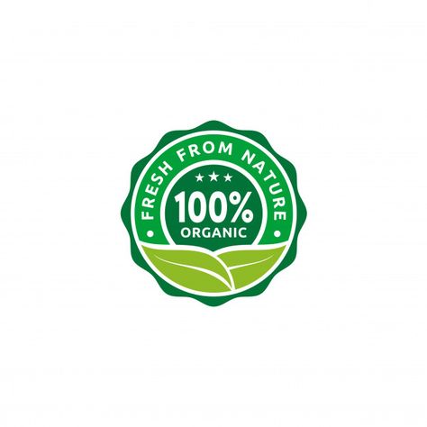 100% organic natural badge label seal sticker logo Premium Vector | Free Vector #Freepik #vector #freelogo #freefood #freebusiness #freevintage 100 Organic Logo, 100 Natural Logo, Sticker Label, Stickers Design, Nature Logo Design, Olive Oil Packaging, Apple Stickers, Organic Logo, Pet Logo Design