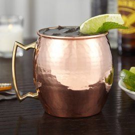 Hammered Copper Moscow Mule Mug, 16 oz Mule Drink, Copper Mule Mugs, Top Wedding Registry Items, Mule Mugs, Mule Cocktail, Copper Mug, Copper Moscow Mule Mugs, Copper Cups, Copper Mugs