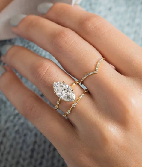 Marquise Cut Engagement Rings – Melanie Casey Diamond Distance Band, Marquise Cut Diamond Engagement Rings, Dark Road, Marquise Cut Rings, Pretty Engagement Rings, Marquise Cut Engagement Ring, Stacked Wedding Bands, Cute Engagement Rings, Future Engagement Rings