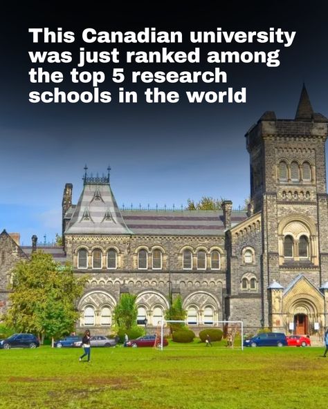 A Canadian university just got some major recognition on the global stage, and it's rubbing shoulders with some of the best universities in the world. According to a new global ranking, the University of Toronto is the fourth-best university in the world for research, topped only by Harvard, Stanford and University College London. It even beat out research heavyweights like Oxford, Johns Hopkins, Cambridge and MIT. Here are some of the other Canadian universities that made an appearance in this year's ranking.

Click here☝️to know more!

📸 : Chu-wen Lin | Dreamstime Best Universities, Mcmaster University, Canadian Universities, School Places, University Of Ottawa, University Of Calgary, Mcgill University, University Of British Columbia, Western University