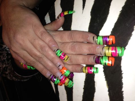 My moms wild N crazy nails Nail Designs For Moms, Pink Zebra Nails, Wild Nails, Flare Nails, Crazy Nail Designs, Zebra Nails, Long Nail Designs, Crazy Nails, Long Nail