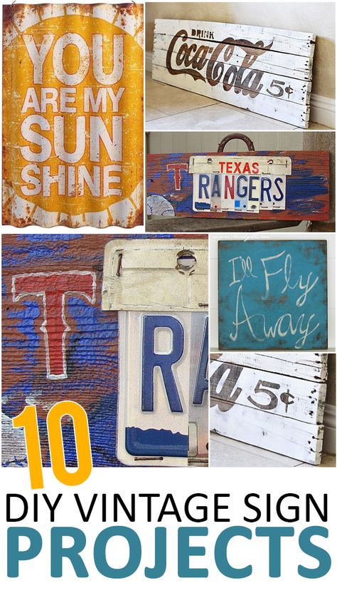 Diy, diy home projects, home décor, home, dream home, outdoor living Diy Vintage Sign, Diy Sign Ideas, Vintage Signs Diy, Wooden Signs Diy, Signs Diy, Traditional Interior Design, Sign Ideas, Vintage Diy, Vintage Metal Signs