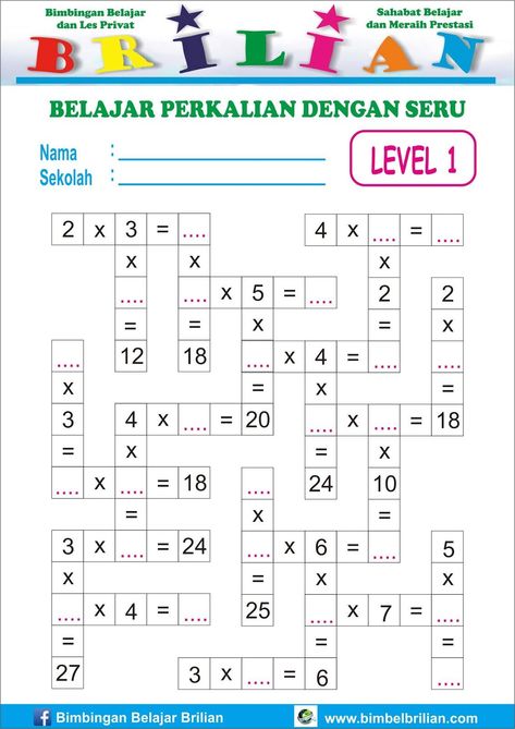 mathematics worksheets Soal Mtk, Multiplication Questions, Math Worksheets For Kids, Kertas Kerja Prasekolah, Math Knowledge, Learn Math, Mathematics Worksheets, Learning Mathematics, 2nd Grade Math Worksheets