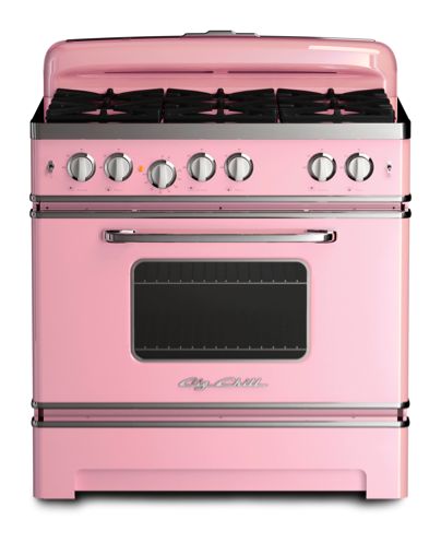 The Big Chill Stove Now Available In A 36”, Six-Burner Model! | Big Chill: Modern Made Classics Retro Stove, Retro Kitchen Appliances, Retro Appliances, Vintage Stoves, Antique Stove, Big Chill, Modern Appliances, Stoves Range, Kitchen Stove