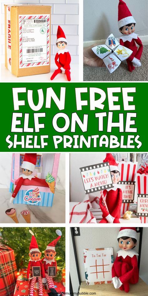 Free elf on the shelf printables Elf On The Shelf Activities For Toddlers, Elf Ideas For Preschool Classroom, 12 Days Of Elf On The Shelf, Elf Movie Night Free Printable, Elf On The Shelf Rhymes, Elf Rules Free Printable, Elf On The Shelf Ideas Free Printables, Elf Yoga Free Printable, Elf On The Shelf Baby Ideas