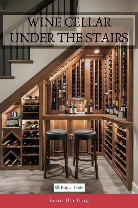 Make the most of your space with these innovative under-stairs wine cellar ideas. Modern and chic, ideal for any home. #WineCellarIdeas #HomeDesign #DIYHome #InteriorDecor #WineLovers Wine Cellar Ideas Modern, Wine Cellar Ideas, Under Stairs Wine Cellar, Cellar Ideas, Crafty Individuals, Under Stair, Home Wine Cellars, Under The Stairs, Diy Wine