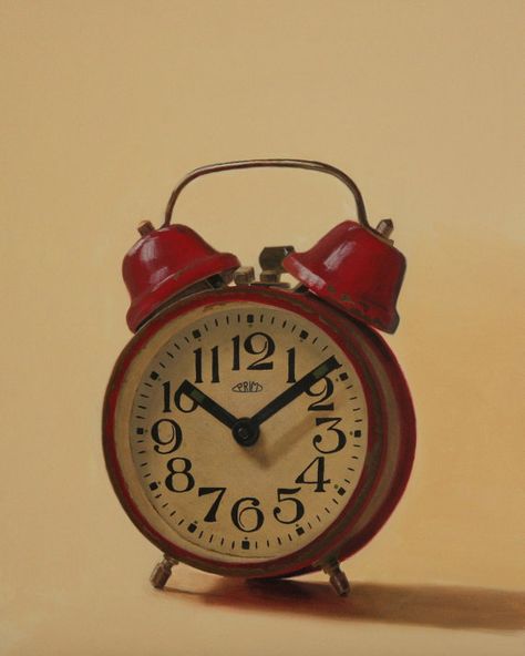 The Red Clock a fine art glicee reproduction  8 x by fernpaintings, $28.00 Objects To Draw Photographs, Vintage Objects Photography, Stilllife References, Drawing References Objects, Object Drawing Reference, Drawing Reference Objects, Art Reference Objects, Still Life Drawing Reference, Art Warmups