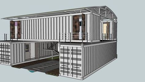 Container Terrace, Cargo Home, Shipping Container Architecture, Sea Container Homes, Cargo Container Homes, Cargo Container House, Shipping Container Cabin, Shipping Container Home Designs, Shipping Container House Plans