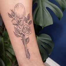 Wooden spoon tattoo Wooden Spoon Tattoo Ideas, Wooden Spoon Tattoo, Spoon Tattoo Ideas, Fibro Tattoo, Spoon Theory Tattoo, Spoonie Tattoo, Valentine Tattoos, Spoon Tattoo, Tricep Tattoos