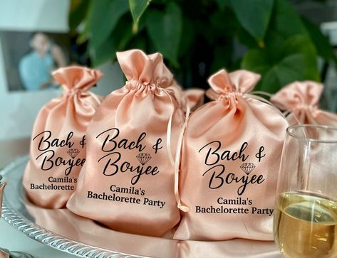 Boujee Party Decor, Lawyer Bachelorette Party, Bach & Boujee, Vegas Bachelorette Goodie Bags, Bachelorette Party Bag Ideas, Bach And Boujee Bachelorette Outfit, Tacky Bachelorette Party, Bach & Boujee Theme, Bride And Boujee Bachelorette Party