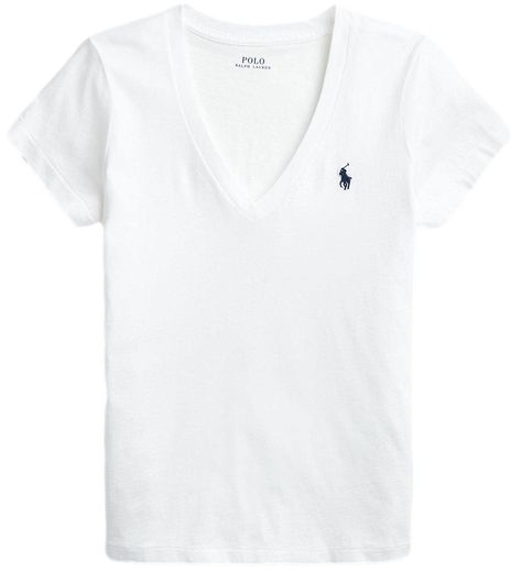 Where To Buy Shirts, V Neck T Shirt Outfit, Polo T Shirts Women, Ralph Lauren V Neck, Ralph Laurent, Dream Wishlist, Polo Ralph Lauren Women, Expensive Clothes, V Neck Shirt