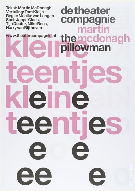 Sonic Youth Albums, The Pillowman, Experimental Jetset, Karel Martens, Experimental Typography, Social Campaign, Swiss Design, Typographic Poster, Type Posters