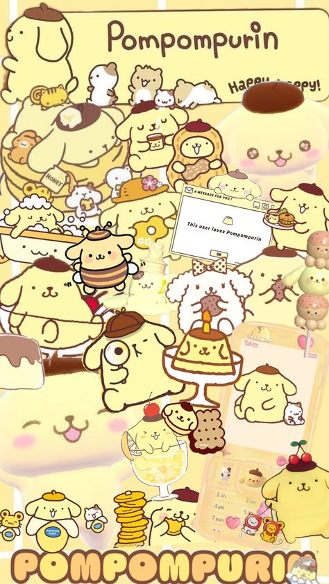 pompompurin💛🤎 Halloween Pompompurin, Pompompurin Halloween, Pompompurin Wallpaper, Pom Purin, Pom Pom Purin, Print Outs, Badtz Maru, Sanrio Characters, Dog Cat